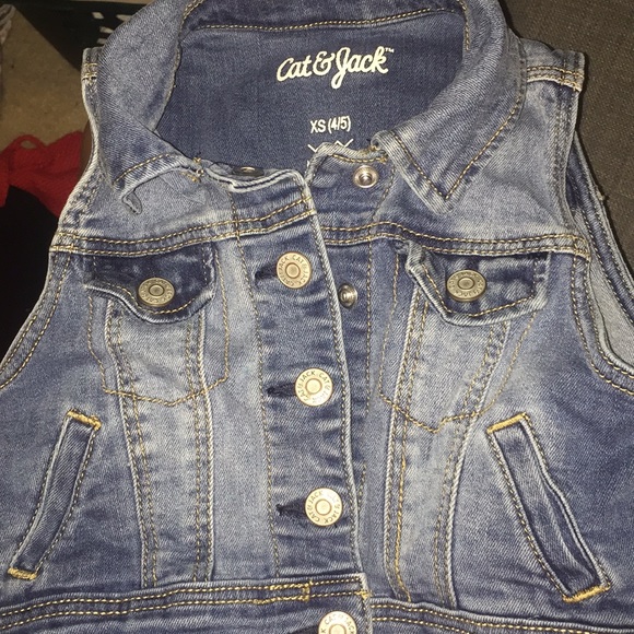 Little girls jean vest - Picture 1 of 1